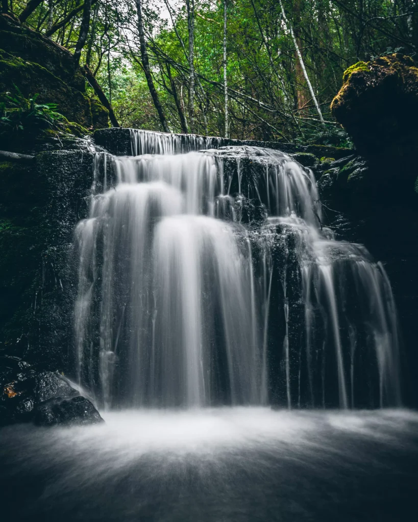 Waterfall image with ND filter