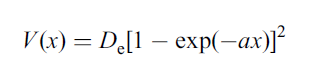 Morse potential function