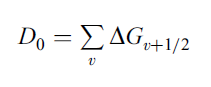 Sum of vibrational separations