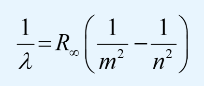 The Rydberg equation for the hydrogen atom